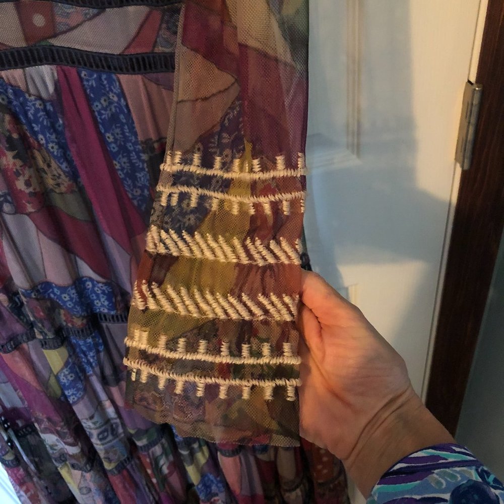 BNWT - JOHNNY WAS GERVASE MESH DRESS SIZE SMALL- RARE FIND! - Picture 5 of 7